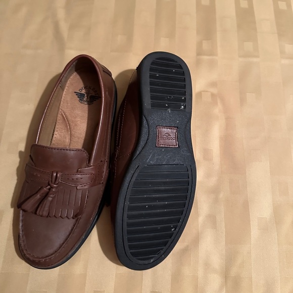 Dockers Men’s Brown Leather Loafers‎ Size 8 - Picture 8 of 10